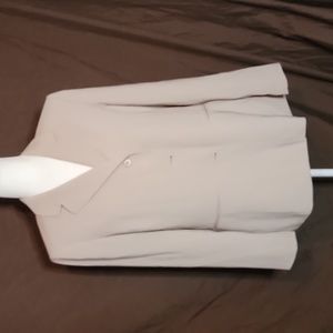 Khaki skirt and jacket set